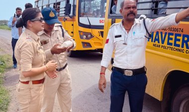 पेरेंट्स सावधान... नाबालिग छात्रों को बाइक चलाने दी तो लगेगा जुर्माना, तीन छात्रों के पेरेंट्स पर कार्रवाई