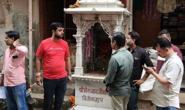 लाला गली चौराहा स्थित श्री भैरव बावजी मंदिर से मुकुट चोरी