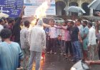 कांग्रेस प्रदेश अध्यक्ष पटवारी के खिलाफ धाकड़ समाज का प्रदर्शन, पुतला जलाया, थाने में की शिकायत