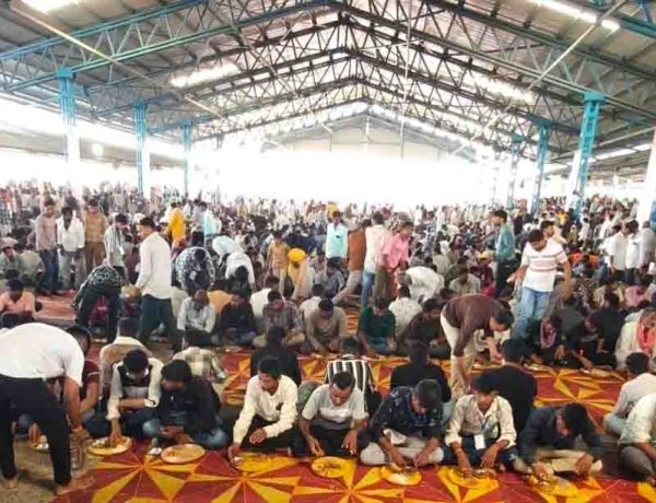 जावरा में पहली बार विशाल भंडारा : दो लाख से अधिक लोगों ने महा भंडारे में ग्रहण की प्रसादी