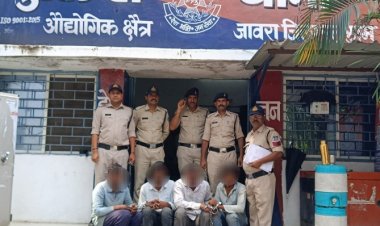 चार कंजरों ने की थी सांसद प्रतिनिधि प्रदीप चौधरी के फार्म हाउस पर चोरी, चारों गिरफ्तार