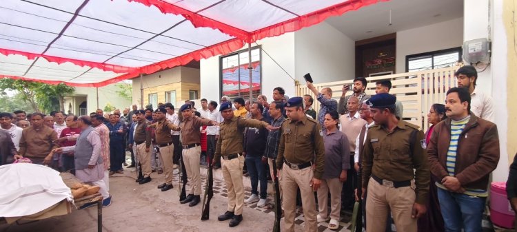 जावरा में समाजसेवी स्वर्गीय राजेंद्र कोलन का देहदान, गार्डन ऑफ़ ऑनर दिया