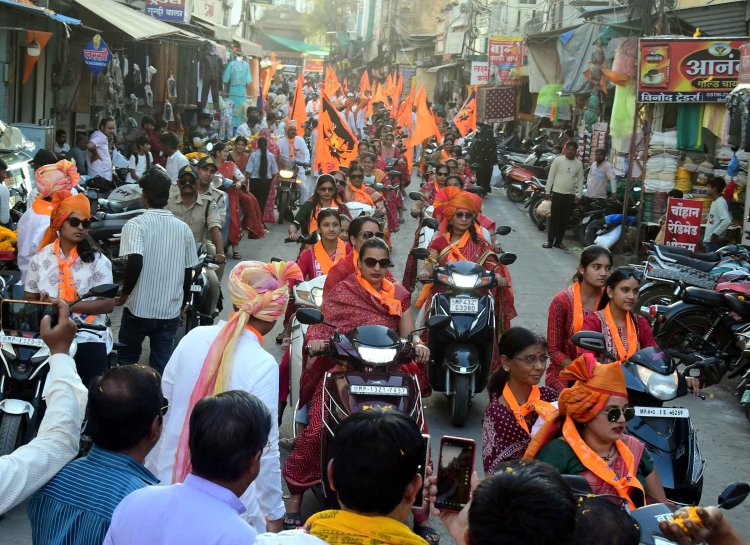 जावरा में सर्व ब्राह्मण समाज ने निकाली ऐतिहासिक वाहन रैली, गूंजे श्री परशुराम के जयकारे