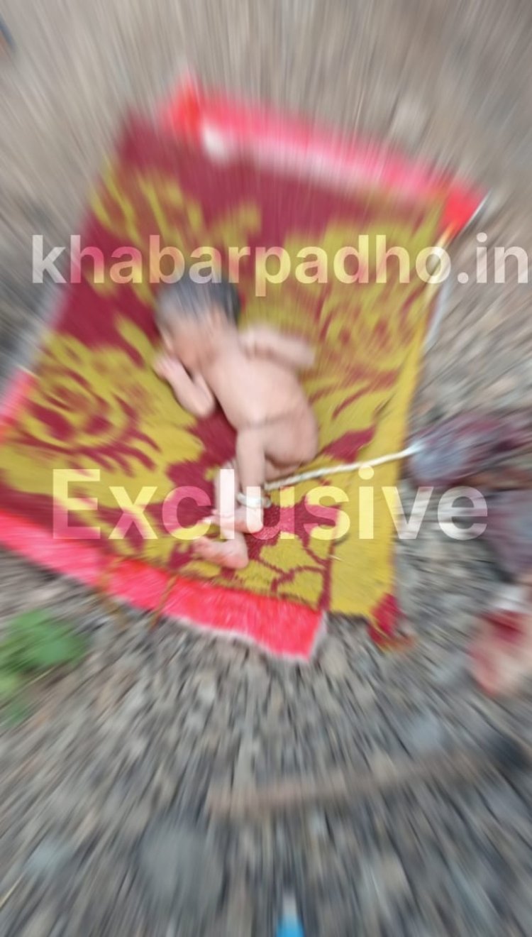 जावरा में जीवित बच्ची को नदी में फेंक गए, पुलिस ने अस्पताल पहुंचाया, सुरक्षित