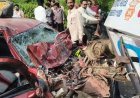 एक और दर्दनाक हादसा : जावरा के पास बनवाड़ा निवासी युवक व उसकी सास की अरनोद में मौत, बस ने मार दी कार को टक्कर